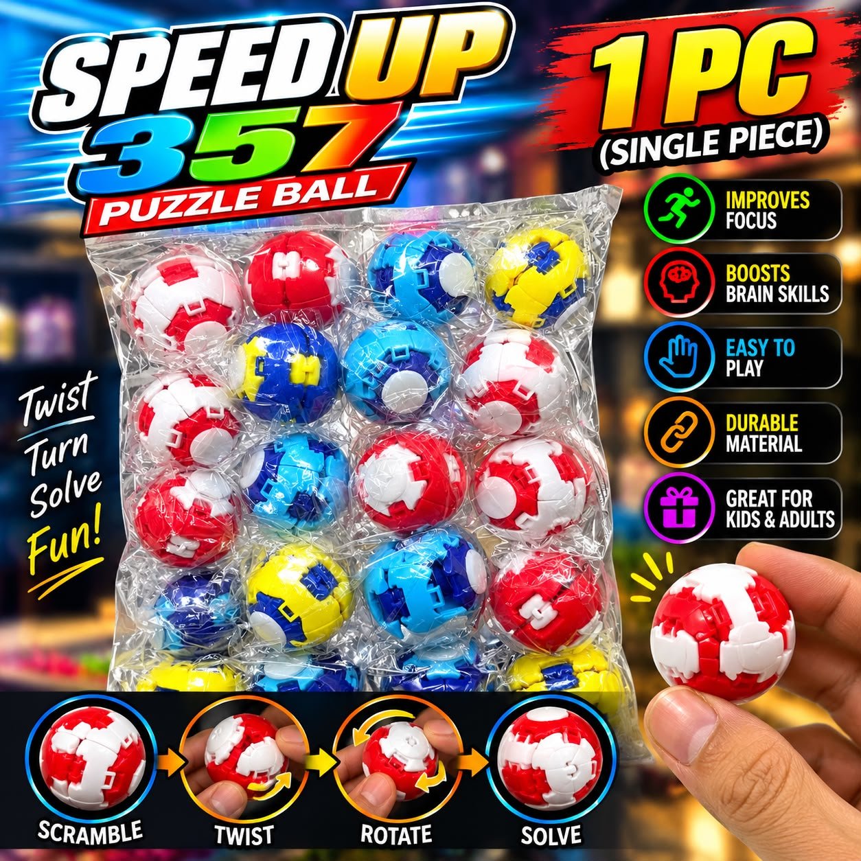 Speed Up 357 Puzzle Ball